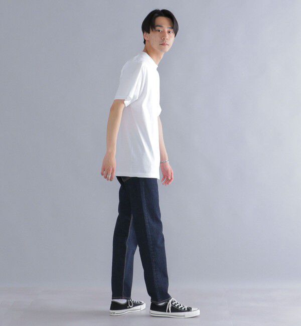 SHIPS「【WEB限定】SHIPS: マイクロ SHIPSロゴ ポケット Tシャツ」|Tシャツ・カットソー|