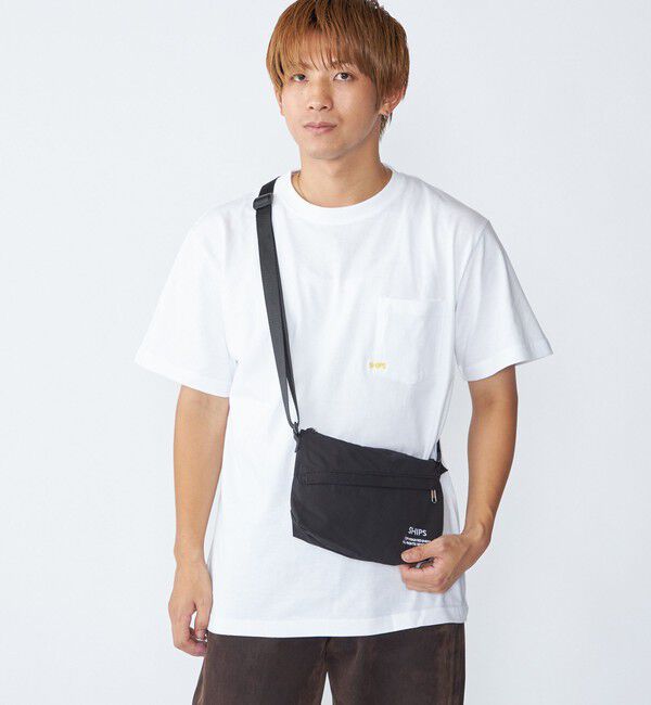 SHIPS「【WEB限定】SHIPS: マイクロ SHIPSロゴ ポケット Tシャツ」|Tシャツ・カットソー|
