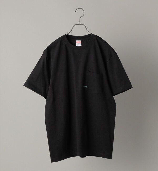 SHIPS「【WEB限定】SHIPS: マイクロ SHIPSロゴ ポケット Tシャツ」|Tシャツ・カットソー|