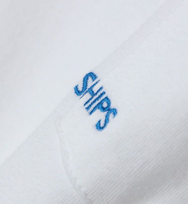 SHIPS「【WEB限定】SHIPS: マイクロ SHIPSロゴ ポケット Tシャツ」|Tシャツ・カットソー|