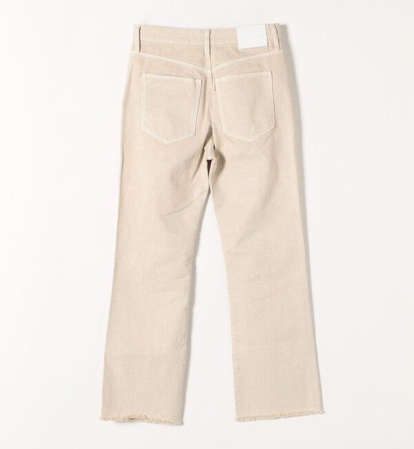 SHIPS any「SHIPS any:〈ウォッシャブル〉オーガニック ツイル フレア パンツ」|デニム|