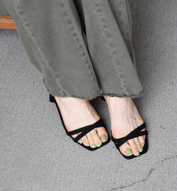 SHIPS any「SHIPS any: クロス ストラップ サンダル」|サンダル|