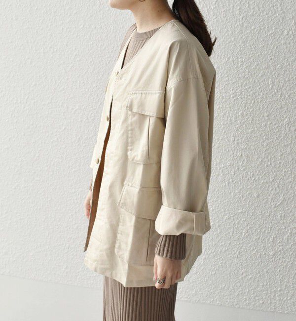 SHIPS for women「*【SHIPS別注】〈手洗い可能〉GOLDENMILLS ファティーグジャケット◇」|ミリタリージャケット|