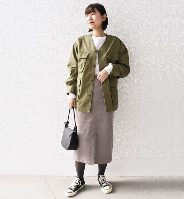 SHIPS for women「*【SHIPS別注】〈手洗い可能〉GOLDENMILLS ファティーグジャケット◇」|ミリタリージャケット|