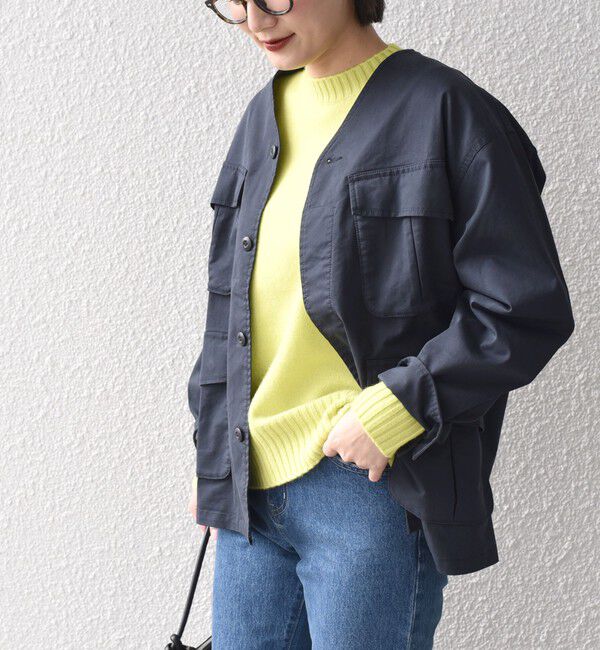 SHIPS for women「*【SHIPS別注】〈手洗い可能〉GOLDENMILLS ファティーグジャケット◇」|ミリタリージャケット|