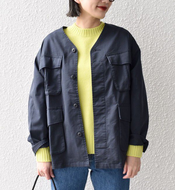 SHIPS for women「*【SHIPS別注】〈手洗い可能〉GOLDENMILLS ファティーグジャケット◇」|ミリタリージャケット|