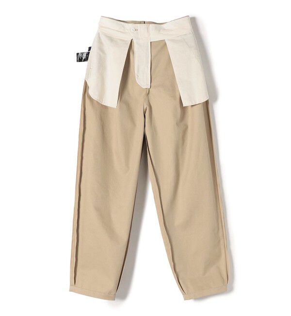 SHIPS for women「〈手洗い可能〉綿 ギャバ マーベルト タック パンツ◇」|その他|