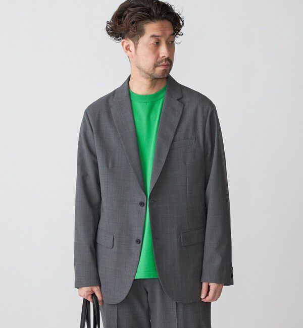 SHIPS「SHIPS:〈手洗い可能〉トロピカルウール 2WAYストレッチ ジャケット (セットアップ対応)」|テーラードジャケット|