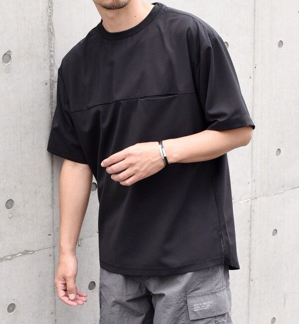 SHIPS any「SHIPS any: COOLMAX（R） サマー プルオーバー Tシャツ (セットアップ対応) 24SS◇」|Tシャツ・カットソー|