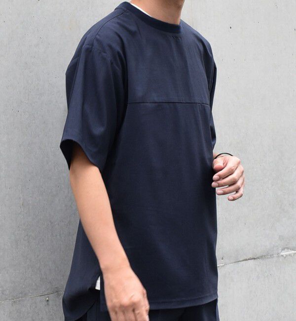 SHIPS any「SHIPS any: COOLMAX（R） サマー プルオーバー Tシャツ (セットアップ対応) 24SS◇」|Tシャツ・カットソー|