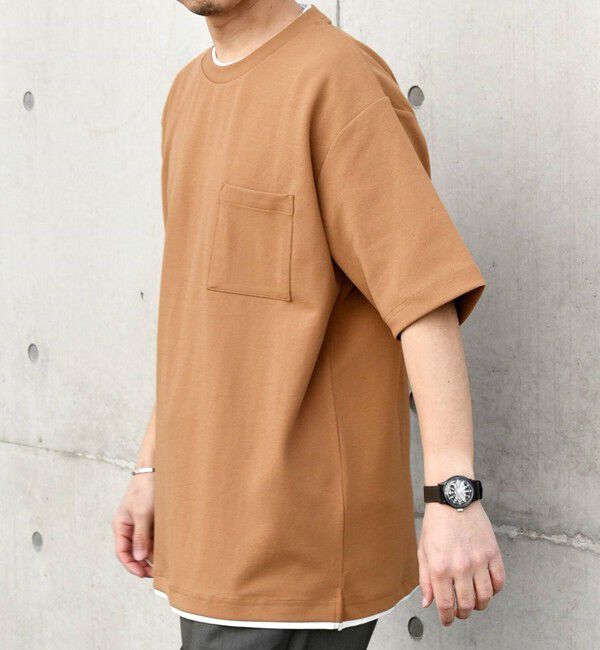 SHIPS any「SHIPS any: 〈吸水・速乾・ストレッチ〉 フェイク レイヤード Tシャツ 24SS◇」|Tシャツ・カットソー|レンガ