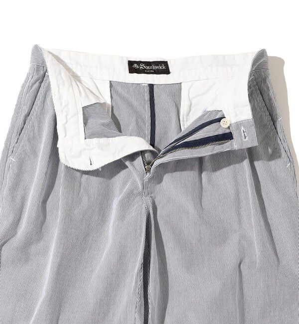 SHIPS「Southwick Gate Label: コードレーン 2タックパンツ (セットアップ対応)」|チノ|