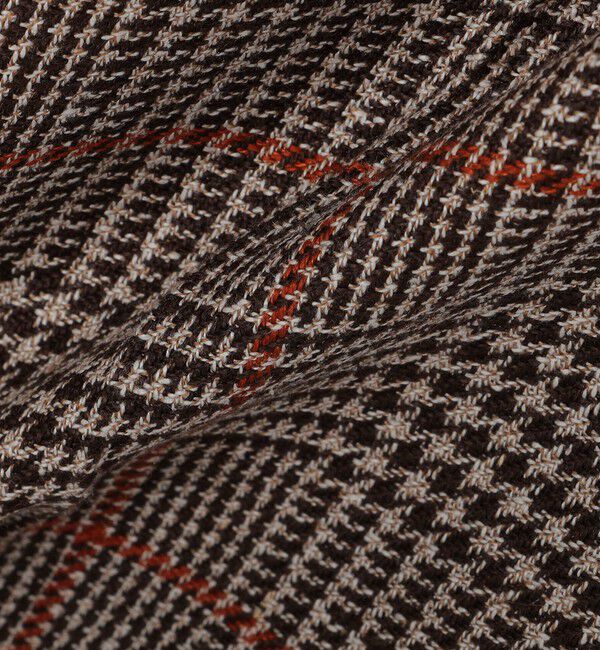 SHIPS「SHIPS: ラグジュアリー グレンチェック ツープリーツ パンツ」|チノ|