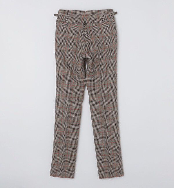 SHIPS「SHIPS: ラグジュアリー グレンチェック ツープリーツ パンツ」|チノ|