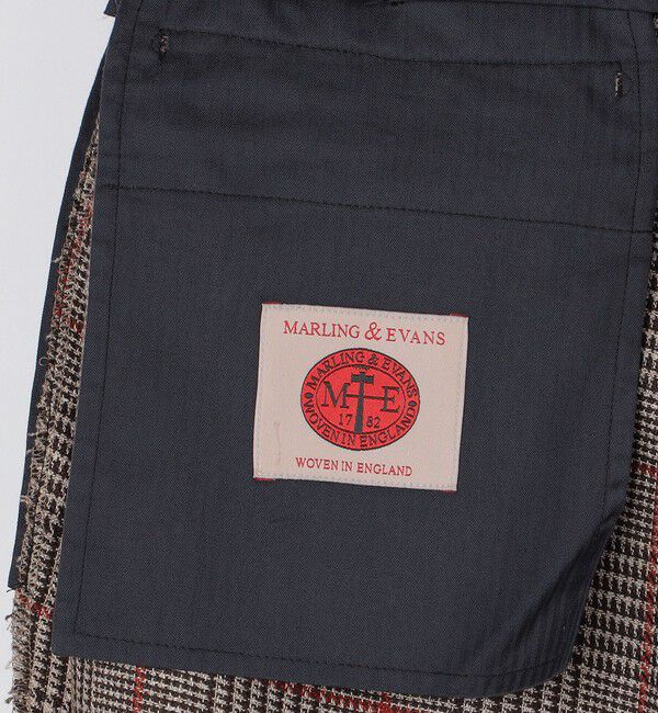 SHIPS「SHIPS: ラグジュアリー グレンチェック ツープリーツ パンツ」|チノ|