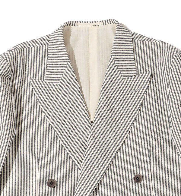 SHIPS「Southwick: KAZUKI NAGAYAMA シアサッカー ダブルブレスト スーツ」|スーツ|