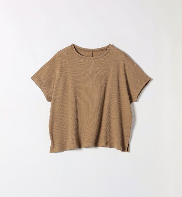 SHIPS any「【WEB限定】SHIPS any:〈洗濯機可能〉ワッフル ワイド TEE」|Tシャツ・カットソー|