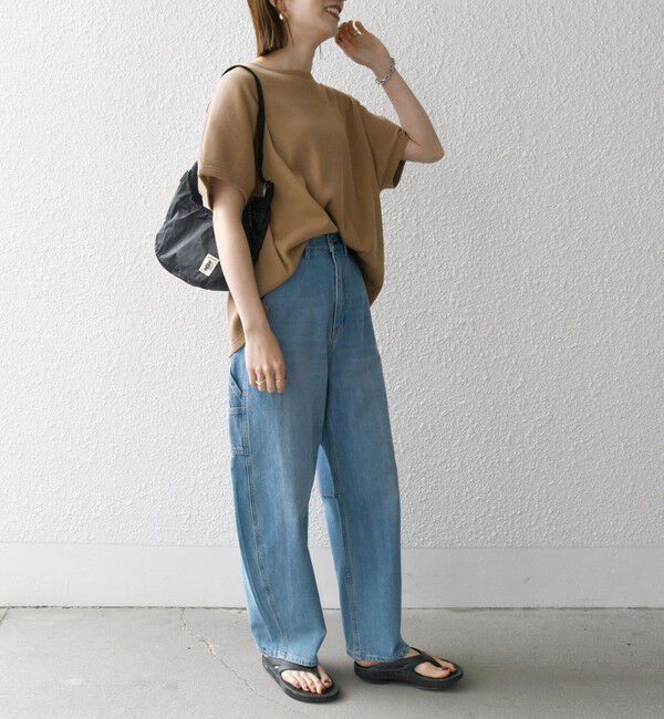 SHIPS any「【WEB限定】SHIPS any:〈洗濯機可能〉ワッフル ワイド TEE」|Tシャツ・カットソー|