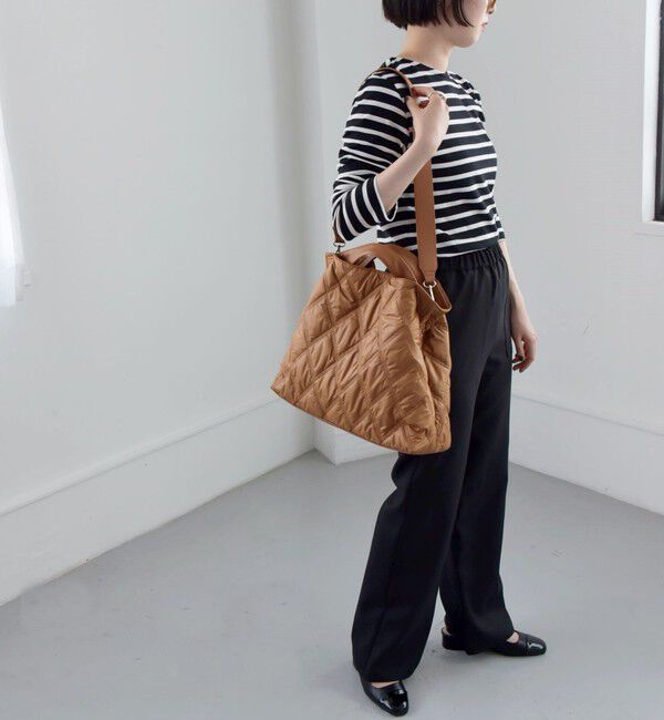 quaranciel「quaranciel: キルティング 2way ショルダー トート バッグ（A4対応）」|トートバッグ|