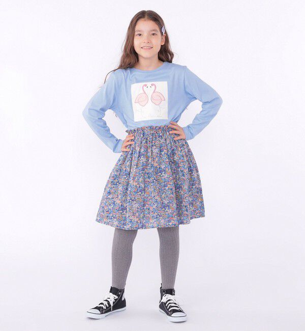 SHIPS KIDS「SHIPS KIDS:140～150cm / リバティ スカート」|フレア|