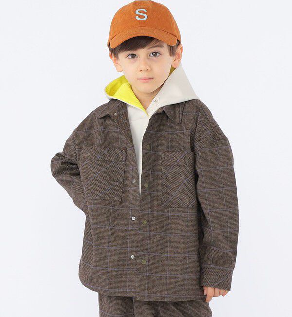 SHIPS KIDS「SHIPS KIDS:100～130cm / チェック シャツ アウター」|その他|