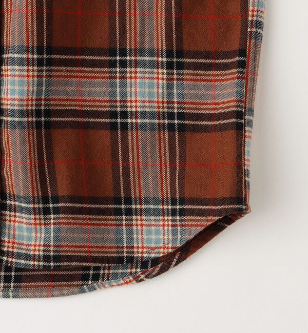 SHIPS KIDS「SHIPS KIDS:80～90cm / ネル チェック ボタンダウン シャツ」|シャツ・ブラウス|