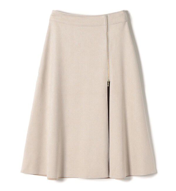 SHIPS Colors 「SHIPS Colors:〈手洗い可能〉フェイクスエード サイドジップ フレアスカート」|スカート|