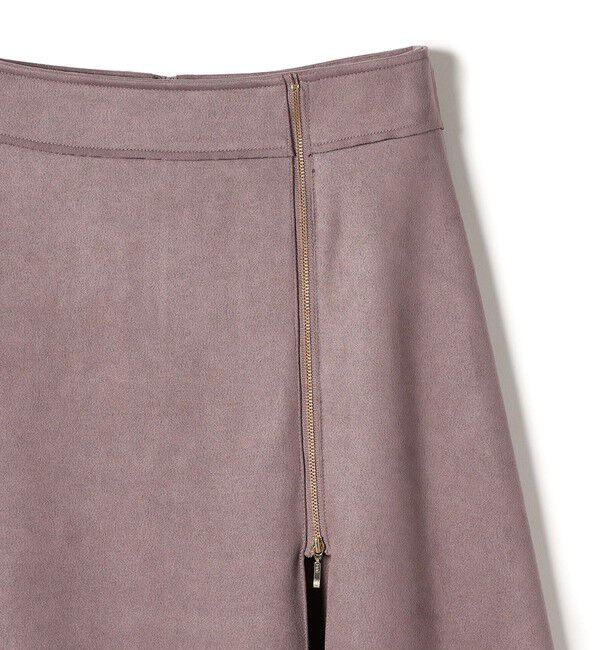 SHIPS Colors 「SHIPS Colors:〈手洗い可能〉フェイクスエード サイドジップ フレアスカート」|スカート|