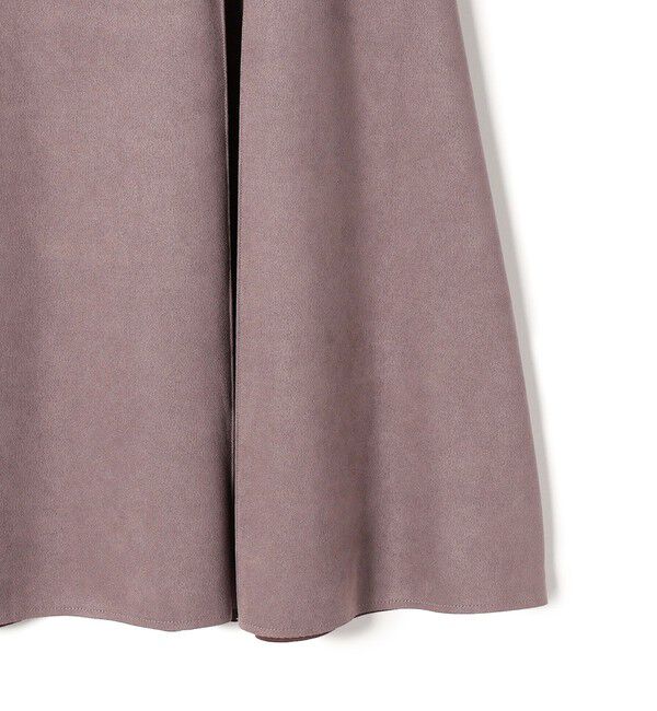 SHIPS Colors 「SHIPS Colors:〈手洗い可能〉フェイクスエード サイドジップ フレアスカート」|スカート|