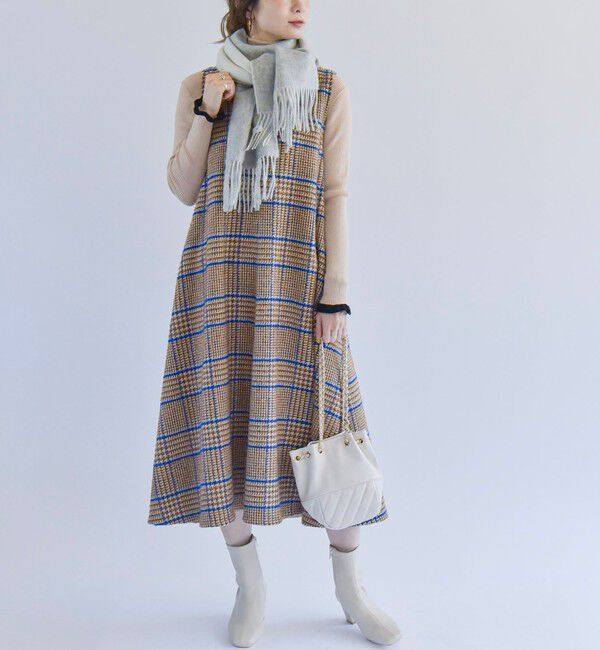 quaranciel「quaranciel: カシミヤ ブレンド ソリッド リバーシブル マフラー」|マフラー|