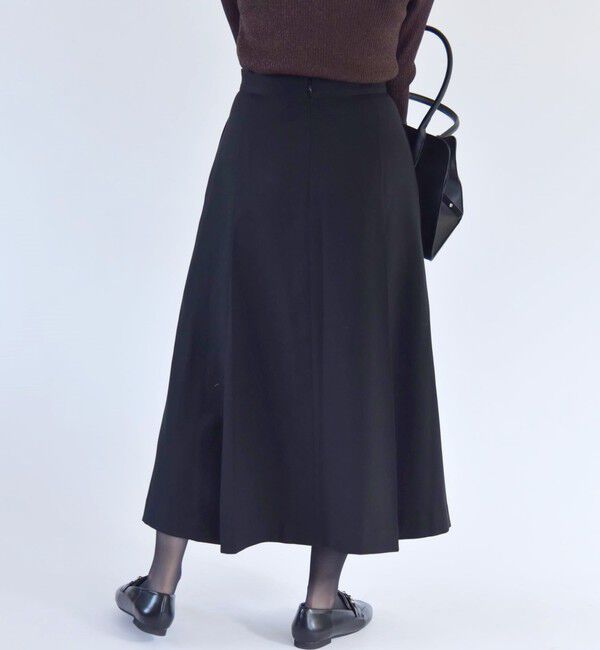 quaranciel「quaranciel:〈手洗い可能〉チェック ソリッド ボタン スカート」|スカート|