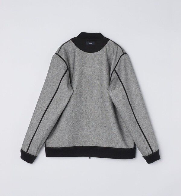 SHIPS「SHIPS: 〈セットアップ対応〉ダウンファブリック MA-1 ジャケット 〈デニム/無地〉」|ブルゾン・スタジャン|