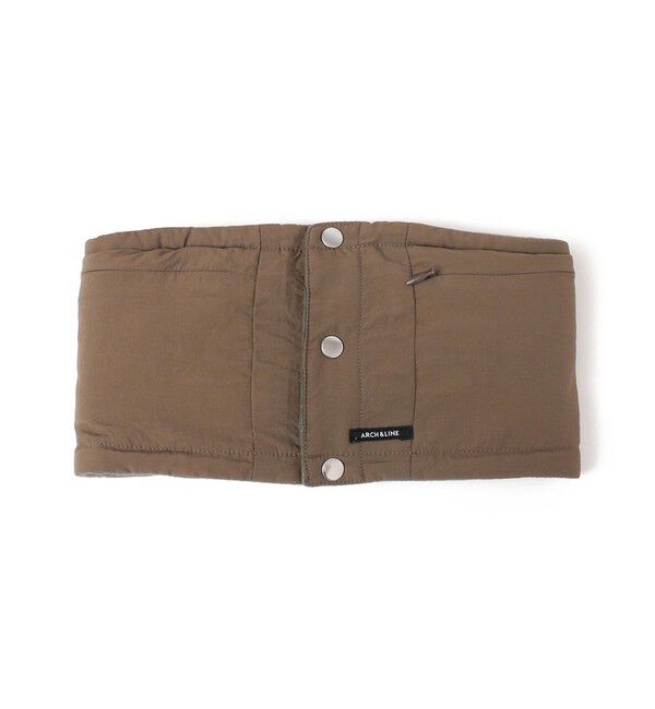 SHIPS KIDS「ARCH＆LINE:フリース スヌード」|スヌード|ブラウン