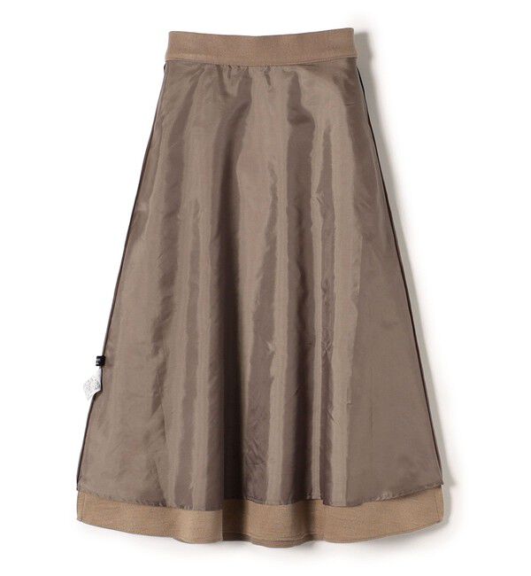 SHIPS Colors 「SHIPS Colors:〈手洗い可能〉ジャージー メルトン フレア スカート」|フレア|