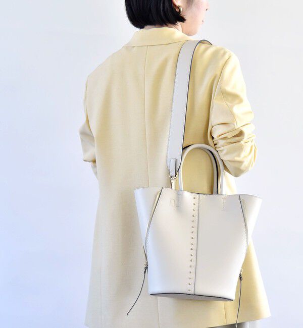 quaranciel「quaranciel: 2way スタッズ バケツ トート バッグ」|トートバッグ|