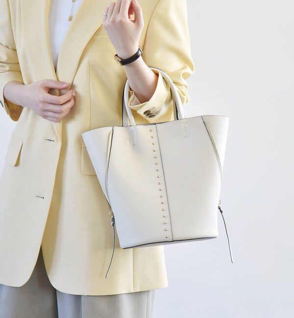 quaranciel「quaranciel: 2way スタッズ バケツ トート バッグ」|トートバッグ|