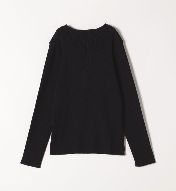 quaranciel「quaranciel:〈手洗い可能〉コットン リブ クルーネック ニット」|ニット・セーター|