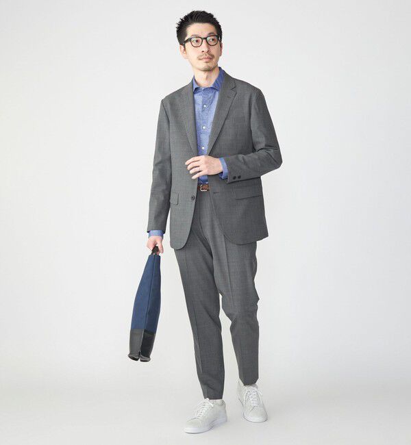 SHIPS「SHIPS: 〈セットアップ対応〉TW ストレッチ イージーパンツ」|スラックス|