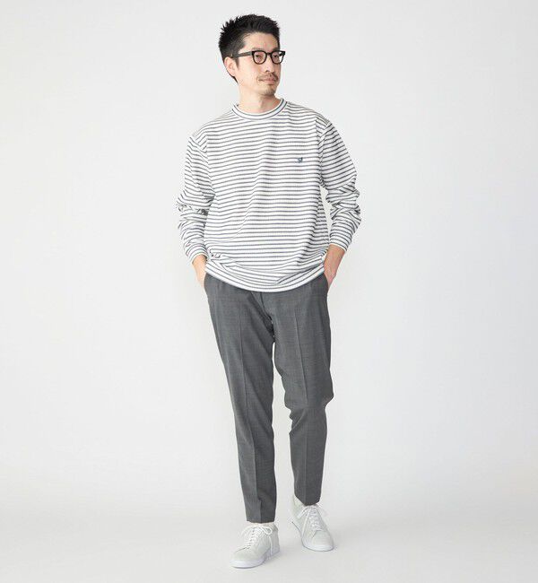 SHIPS「SHIPS: 〈セットアップ対応〉TW ストレッチ イージーパンツ」|スラックス|