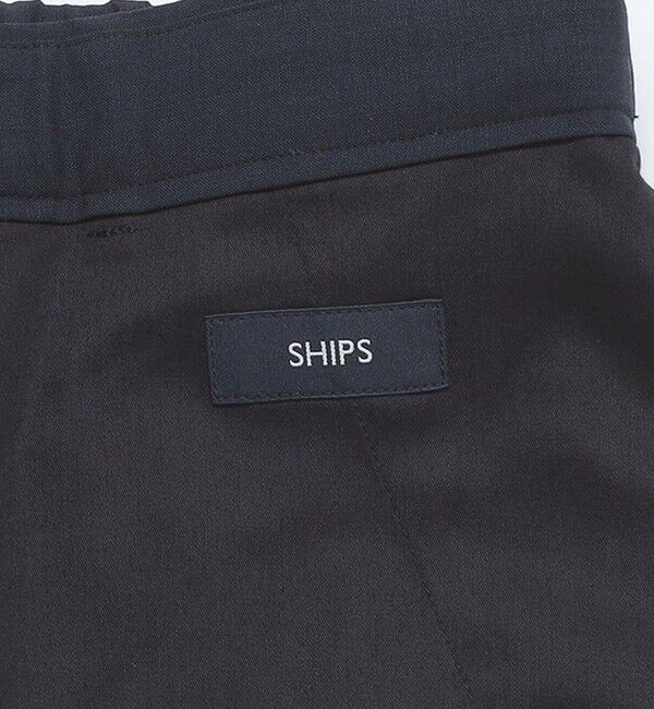 SHIPS「SHIPS: 〈セットアップ対応〉TW ストレッチ イージーパンツ」|スラックス|