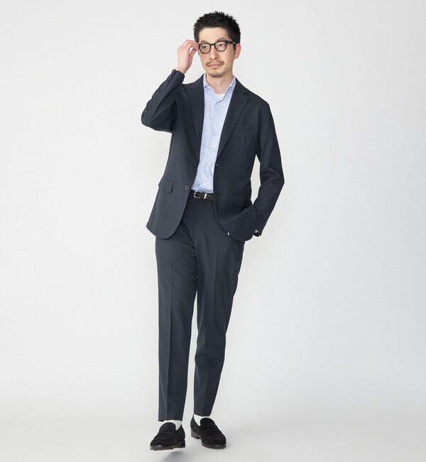 SHIPS「SHIPS: 〈セットアップ対応〉TW ストレッチ イージーパンツ」|スラックス|