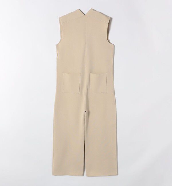 quaranciel「quaranciel:〈手洗い可能〉ディープVネック ニット オールインワン」|オールインワン|