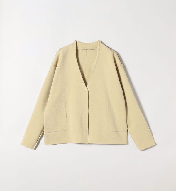 SHIPS any「【WEB限定】SHIPS any:〈手洗い可能〉テーラード ニット カーディガン ジャケット」|テーラードジャケット|