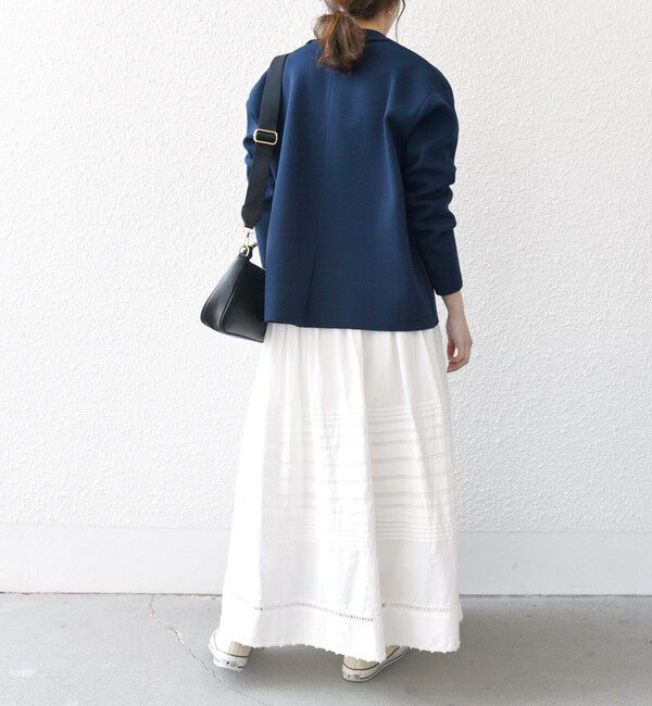 SHIPS any「【WEB限定】SHIPS any:〈手洗い可能〉テーラード ニット カーディガン ジャケット」|テーラードジャケット|