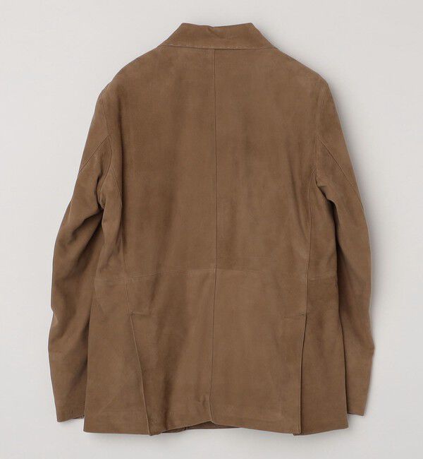 SHIPS「【SHIPS別注】CINQUANTA: スエード ダブルブレスト レザージャケット」|テーラードジャケット|
