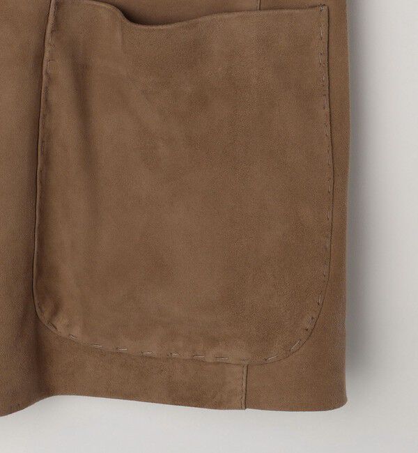 SHIPS「【SHIPS別注】CINQUANTA: スエード ダブルブレスト レザージャケット」|テーラードジャケット|