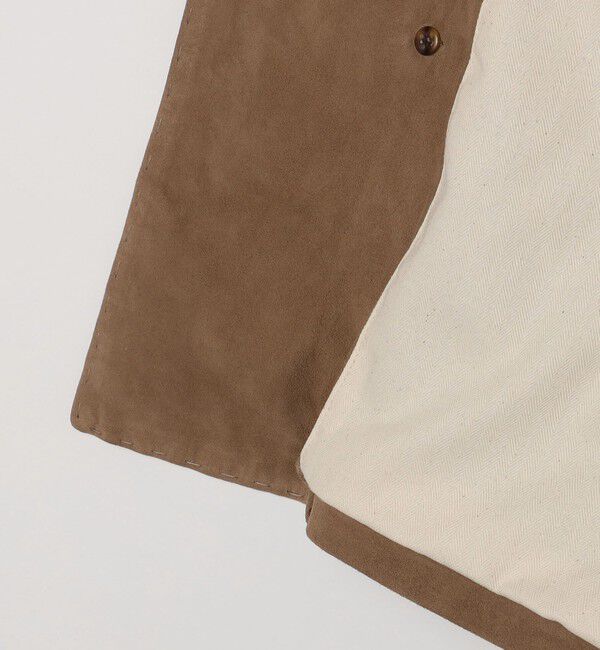 SHIPS「【SHIPS別注】CINQUANTA: スエード ダブルブレスト レザージャケット」|テーラードジャケット|