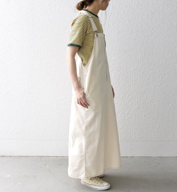 SHIPS any「SHIPS any:〈洗濯機可能〉フロントジップ ジャンパー スカート［SHIPS any DENIM］」|ジャンパースカート|