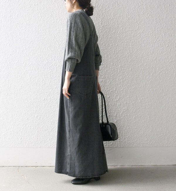 SHIPS any「SHIPS any:〈洗濯機可能〉フロントジップ ジャンパー スカート［SHIPS any DENIM］」|ジャンパースカート|