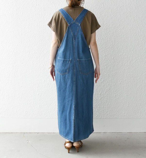 SHIPS any「SHIPS any:〈洗濯機可能〉フロントジップ ジャンパー スカート［SHIPS any DENIM］」|ジャンパースカート|